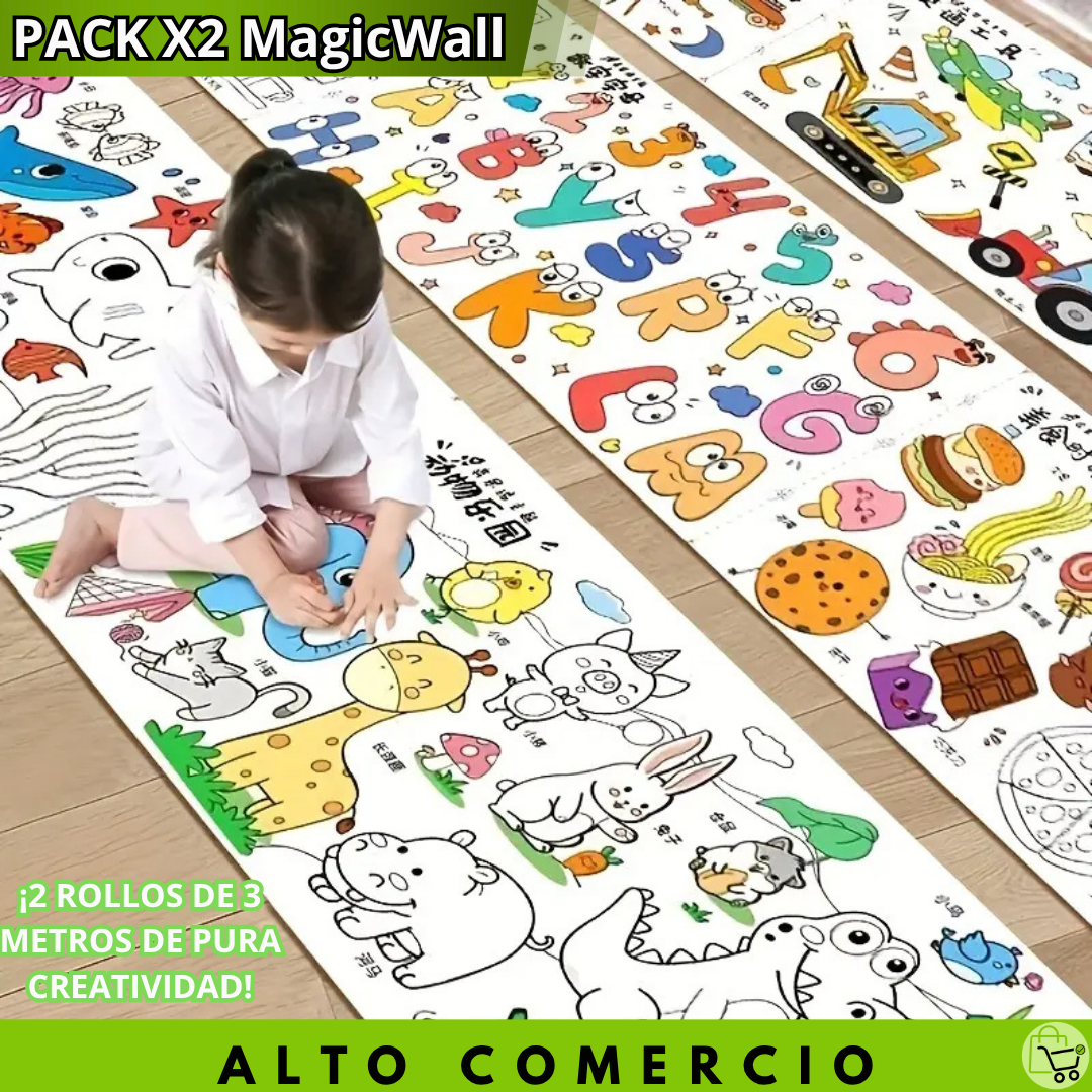 Pack X2 Rollos Gigantes para Colorear