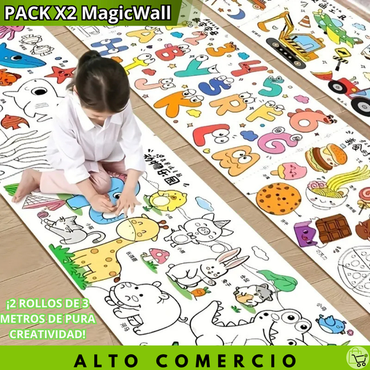 Pack X2 Rollos Gigantes para Colorear