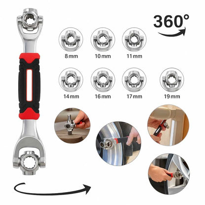 LLAVE INGLESA MULTIUSO 48 EN 1 - 360°