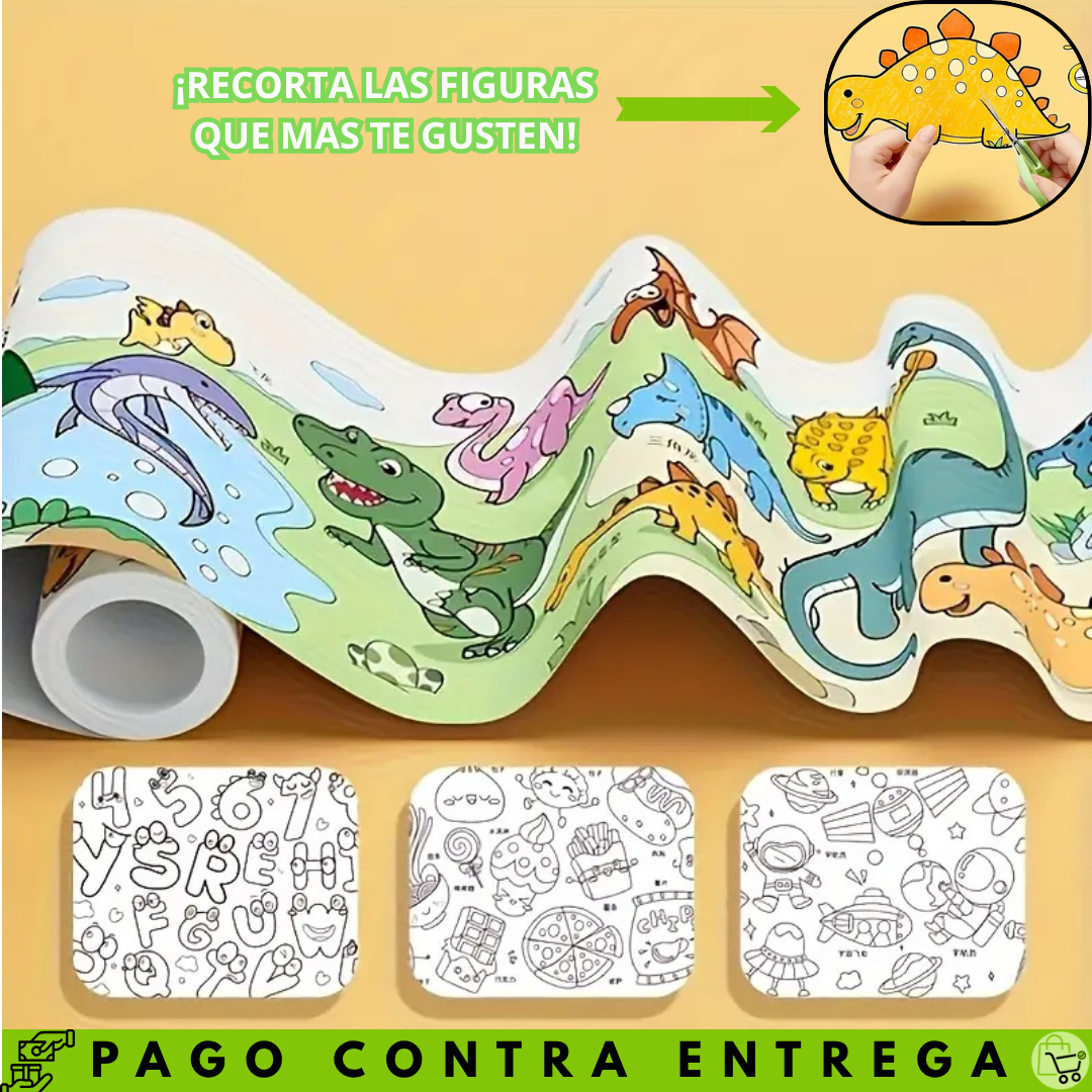 Pack X2 Rollos Gigantes para Colorear