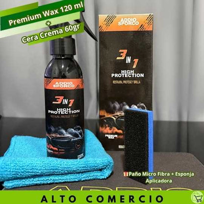 Combo de Ceras Premium Addio Sporco