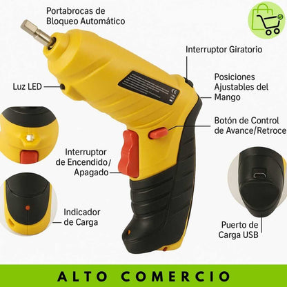 PowerFix Pro – Destornillador Inalámbrico 47 en 1