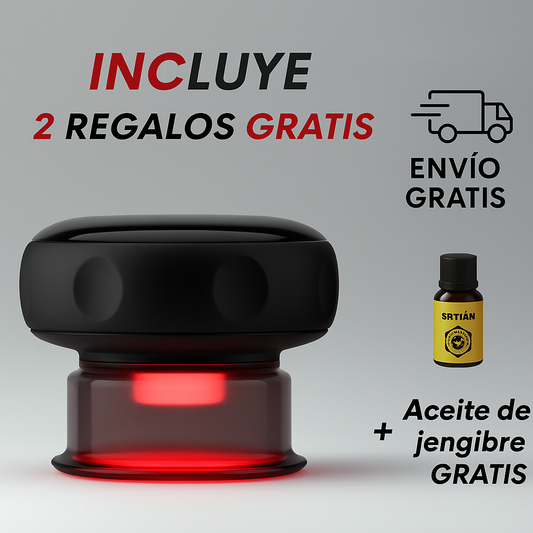 BodyLift Pro – Ventosas Eléctricas Inteligentes + Aceite de jengibre GRATIS