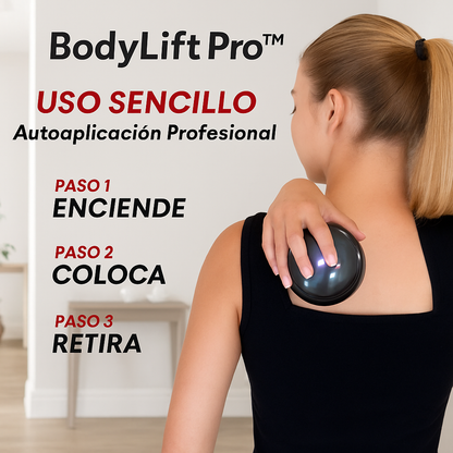 BodyLift Pro™ – Ventosas Eléctricas Inteligentes + Aceite de jengibre GRATIS