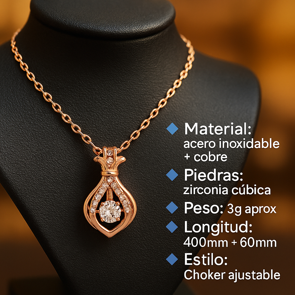 Eterno Brillo – Collar de Cristal Elegante