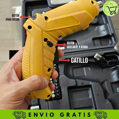 PowerFix Pro – Destornillador Inalámbrico 47 en 1